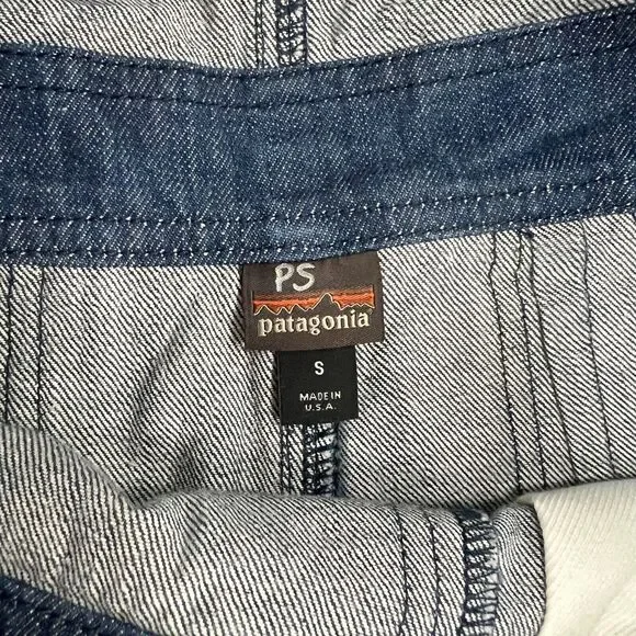 Patagonia Overalls Womens S Small Dyneema Cotton Denim Carpenter Painter Bib Overalls